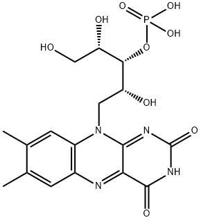 核黄素-3'-磷酸盐 结构式