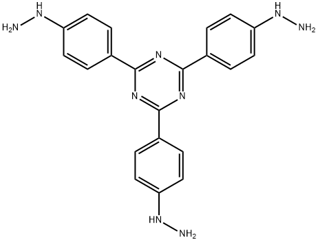 2,4,6-三(4-肼基苯基)-1,3,5-三嗪 结构式