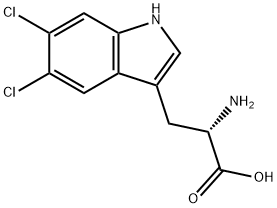 5,6-Dichloro-L-tryptophan 结构式