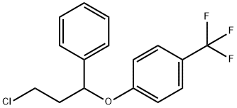 Benzene, 1-(3-chloro-1-phenylpropoxy)-4-(trifluoromethyl)- 结构式