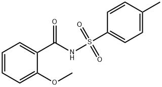 Benzamide, 2-methoxy-N-[(4-methylphenyl)sulfonyl]- 结构式