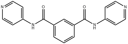 N1,N3-di(pyridin-4-yl)isophthalamide 结构式
