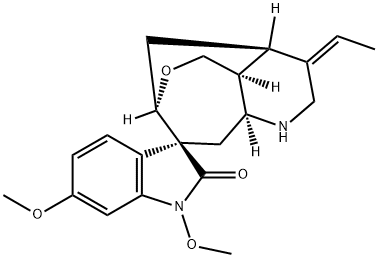 4-脱甲基-11-甲氧基胡蔓藤碱乙 结构式