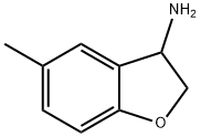 3-Benzofuranamine, 2,3-dihydro-5-methyl- 结构式
