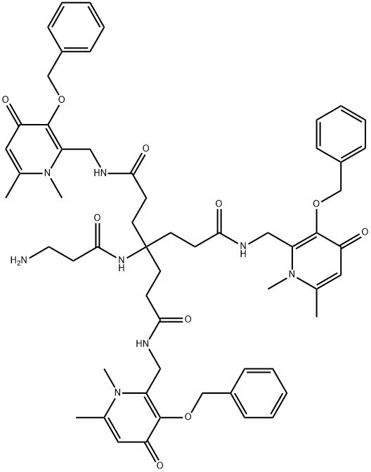 THP(BZ)3-NH2 结构式