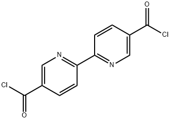 2,2-联吡啶-5,5-酰氯 结构式
