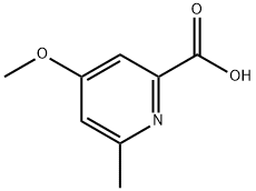 2-Pyridinecarboxylic acid, 4-methoxy-6-methyl- 结构式