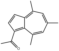 Ethanone, 1-(4,6,8-trimethyl-1-azulenyl)- 结构式