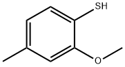 2-甲氧基-4-甲基苯硫醇 结构式