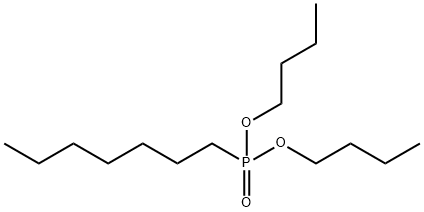 Phosphonic acid, heptyl-, dibutyl ester (9CI) 结构式