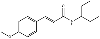 2-Propenamide, N-(1-ethylpropyl)-3-(4-methoxyphenyl)-, (2E)- 结构式