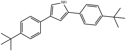 2,4-双[4-(叔丁基)苯基]-1H-吡咯 结构式