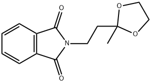 2 - Methyl - 2 - (2 - phthaliMidoethyl) - 1,3 - dioxolane 结构式