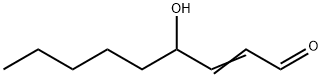 2-NONENAL,4-HYDROXY- 结构式