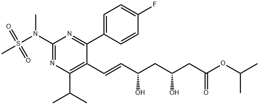 瑞舒伐他汀异丙酯 结构式