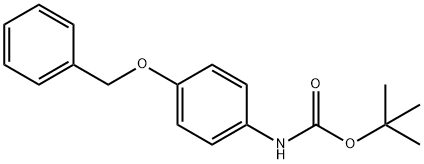 Carbamic acid, N-[4-(phenylmethoxy)phenyl]-, 1,1-dimethylethyl ester 结构式