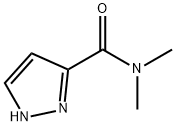 N,N-二甲基-1H-吡唑-3-甲酰胺 结构式