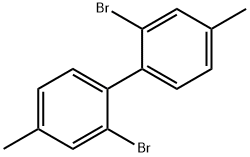 1,1'-Biphenyl, 2,2'-dibromo-4,4'-dimethyl- 结构式