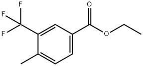 4-甲基-3-(三氟甲基)苯甲酸乙酯 结构式