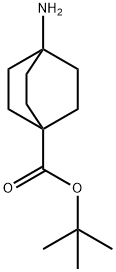 4-氨基双环[2.2.2]辛烷-1-甲酸叔丁酯 结构式