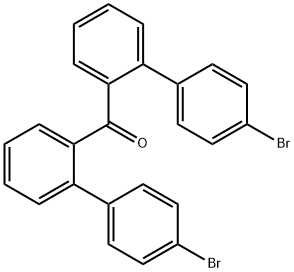 Methanone, bis(4'-bromo[1,1'-biphenyl]-2-yl)- 结构式