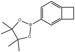 2-(双环[4.2.0]辛-1,3,5-三烯-3-基)-4,4,5,5-四甲基-1,3,2-二氧硼杂环戊烷 结构式