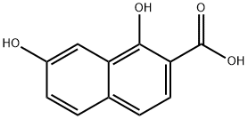 1,7-dihydroxynaphthalene-2-carboxylic Acid 结构式