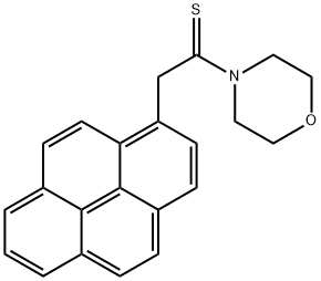 Ethanethione, 1-(4-morpholinyl)-2-(1-pyrenyl)- 结构式