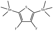 3,4-二氟-2,5-双三甲基锡噻吩 结构式