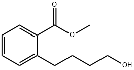 2-(4-羟基丁基)苯甲酸甲酯 结构式