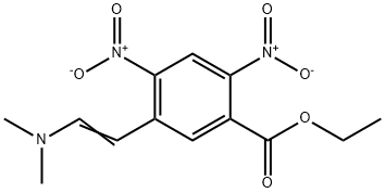 Benzoic acid, 5-[2-(dimethylamino)ethenyl]-2,4-dinitro-, ethyl ester 结构式