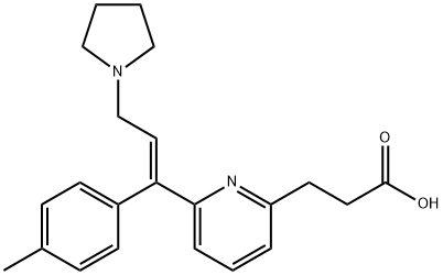 Acrivastine Impurity 1（Acrivastine 2,3-Dihydro Impurity） 结构式