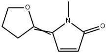 2H-Pyrrol-2-one, 5-(dihydro-2(3H)-furanylidene)-1,5-dihydro-1-methyl- 结构式