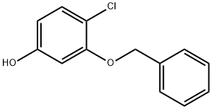 3-(苄氧基)-4-氯苯酚 结构式