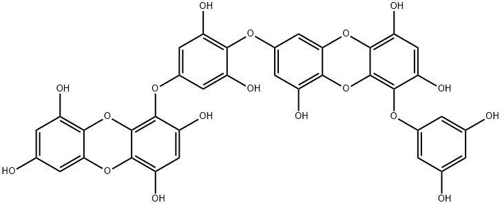 二鹅掌菜酚 结构式