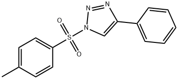 1H-1,2,3-Triazole, 1-[(4-methylphenyl)sulfonyl]-4-phenyl- 结构式