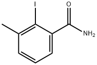 2-碘-3-甲基苯甲酰胺 结构式