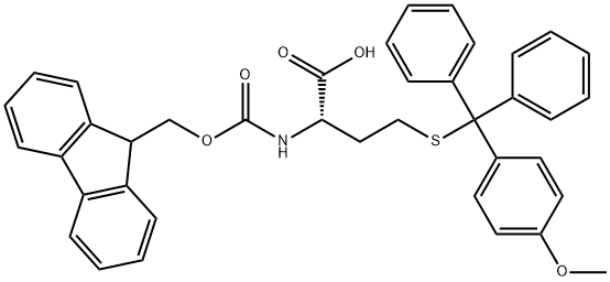 FMOC-HOMOCYS(MMT)-OH 结构式