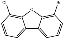 4-bromo-6-chlorodibenzo[b,d]furan 结构式