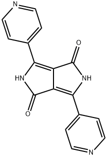 PYRROLO[3,4-C]PYRROLE-1,4-DIONE, 2,5-DIHYDRO-3,6-DI-4-PYRIDINYL- 结构式