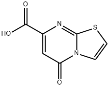 5H-THIAZOLO[3,2-A]PYRIMIDINE-7-CARBOXYLIC ACID, 5-OXO- 结构式