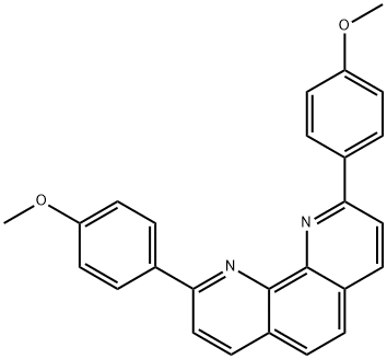 2,9-bis(4-methoxyphenyl)-1,10-phenanthroline 结构式