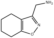 4,5,6,7-四氢-1,2-苯并噁唑-3-基甲胺 结构式