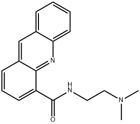 N-[2-(二甲基氨基)乙基]-4-吖啶甲酰胺 结构式