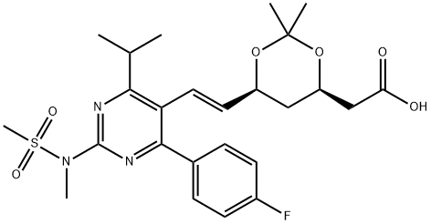 瑞舒伐他汀酸水解未完全产物 结构式