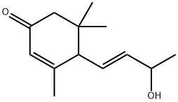 TRANS-3-氧-Α-紫罗兰醇 结构式