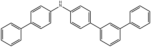 N-[1,1′-联苯]-4-基-[1,1′:3′,1′′-三联苯]-4-胺 结构式