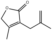 2(5H)-Furanone, 4-methyl-3-(2-methyl-2-propen-1-yl)- 结构式