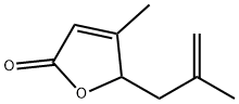 2(5H)-Furanone, 4-methyl-5-(2-methyl-2-propen-1-yl)- 结构式