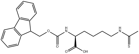 FMOC-硫代乙酰-L-赖氨酸 结构式